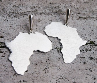 Africa silver earrings (code OR.AG.70)