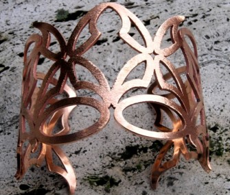 Bracelet “papillon” en bronze (cod.BR.BZ.14)
