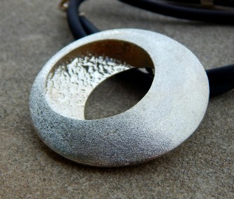 Silver pendant “eclipse” 2 (PN.AG.27)