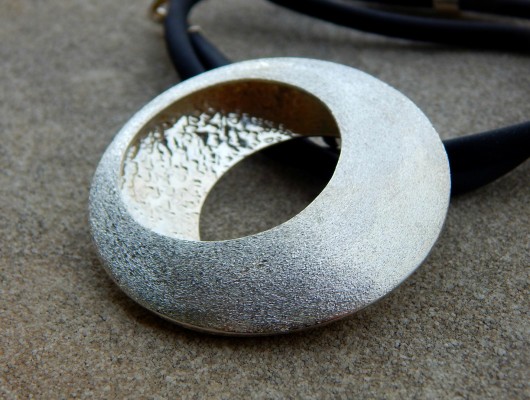 Silver pendant “eclipse” 2 (PN.AG.27)