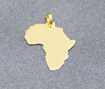 Pendentif Afrique en or 18k (code PN.AU.02)