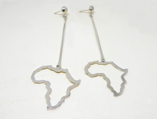 Africa silver pendant earrings – cod.OR.AG.65